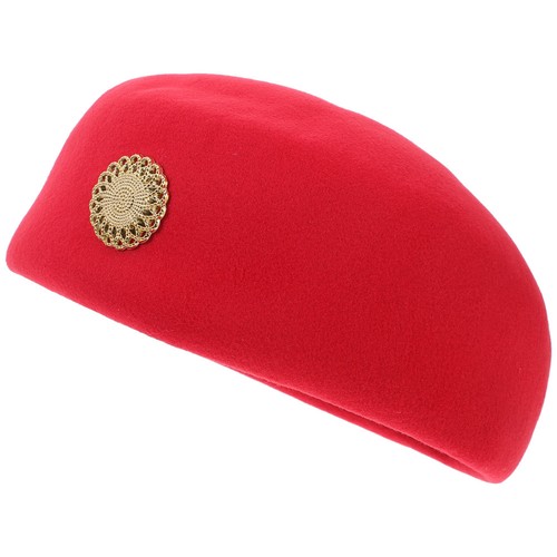 Ergonomic red stewardess hat - ergonomic,