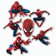 Spider man stickers theme set Vinyl  Spiderman Sticker set for kids bathroom car