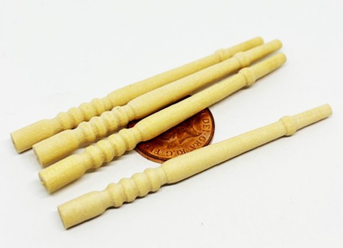 Dolls house wooden bannister - house,