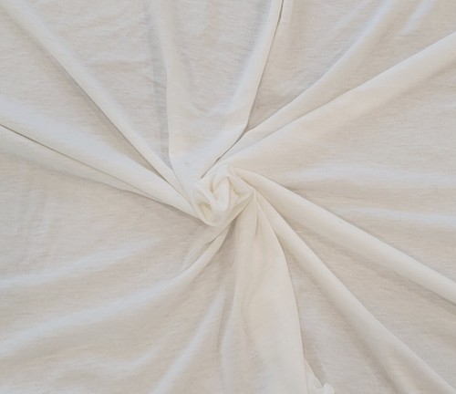 Off white silk rayon cotton - off,