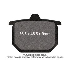 EBC V Pad Semi Sintered Brake