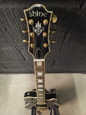Shine Electric Guitar Les Paul Type Gold Hardware