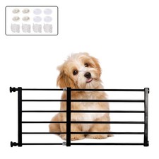 Pet Small Dog Safety Gate Retractable Baby Barrier Door Stair Fence Guard Indoor