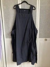 Toast Apron Dress, Inky Blue, Size L