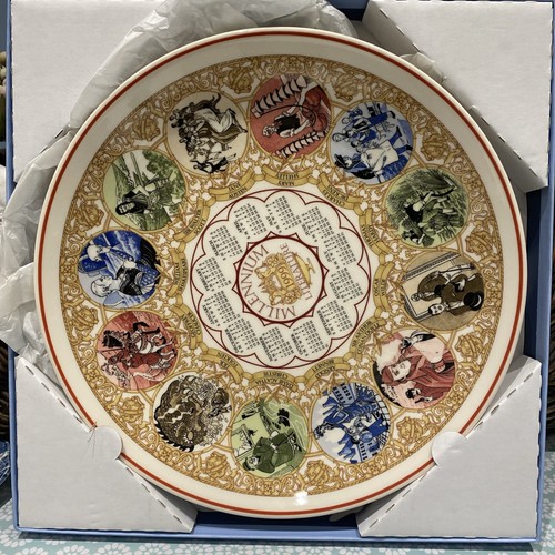Wedgwood calendar plate 1999 - wedgwood,