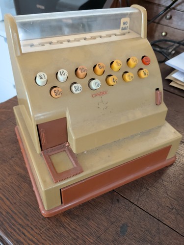 Vintage toy shop cashier - toy,