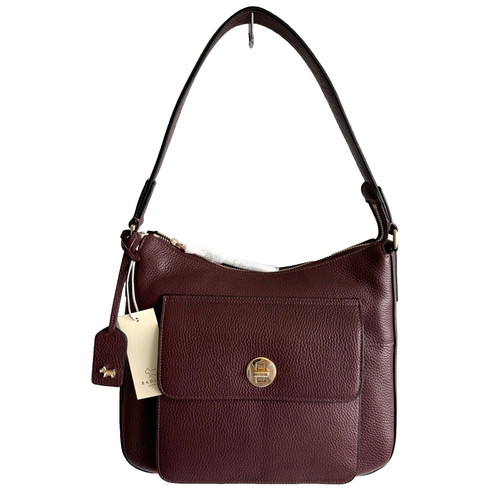 Radley handbag brown leather - brown,