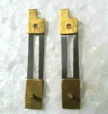 2x Brass Clock Pendulum Suspension Springs for French Clocks 29mm x 5mm - SU9