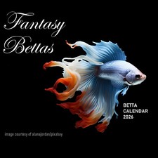 Betta Fish Calendar 2026 Male