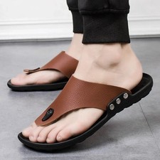 YRZL Mens Flip Flops Sandals