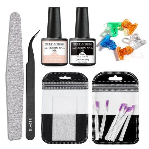 Nail extension kit - nail, fiberglass