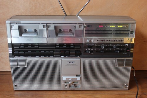 Sharp 555 band boombox - gf-555,