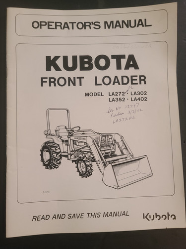 Kubota la272 la302 la352 la402 - la302,