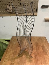Vintage chrome wave rack - vintage, cd