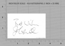 John Sheridan Hand Signed Card