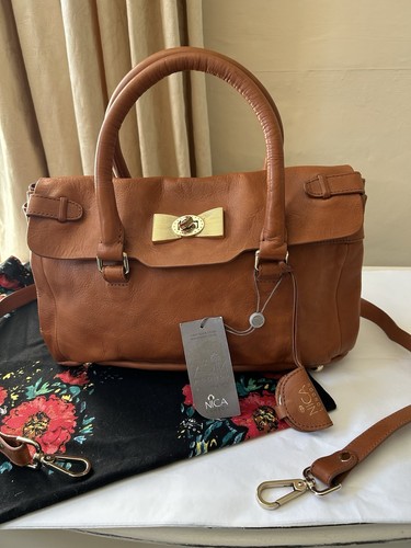 Nica leather handbag with - nica,