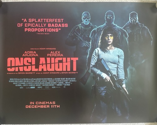 Onslaught cinema poster uk - onslaught,