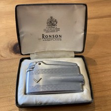 Ronson Varaflame Lighter In Case