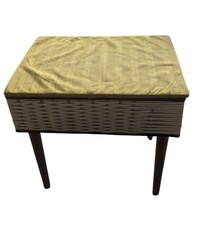 Vintage Woven Sewing Craft Box