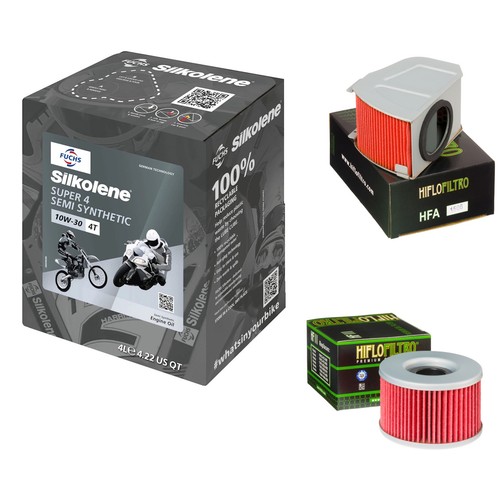 Cbx550 air oil filter - oil, service
