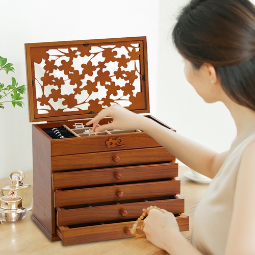 Large jewellery boxes - large, wooden