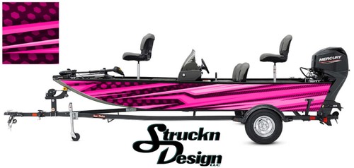 Graphic pontoon hexagons pink - graphic,