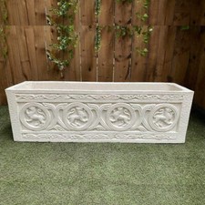 Large Tiger Design White Stone