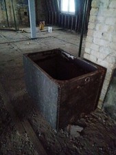 Large vintage galvanised water - galvanised,