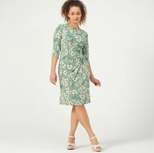 Kim dress printed - co,