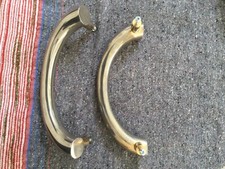 1950s heavy chromed brass door