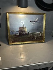 Large Framed RAF Spitfire Over