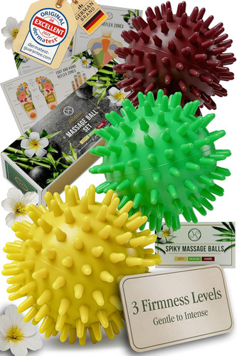 Spiky massage ball - spiky, set