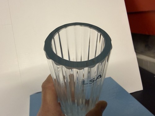 Lsa international glass vase - lsa,