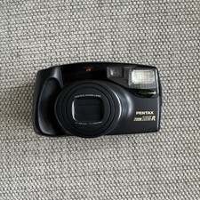 Pentax Zoom 105R 35mm Film Point and Shoot Camera Black Tested