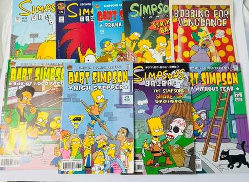 Simpsons comics bongo - x9,