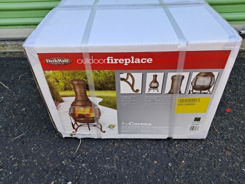 Deckmate outdoor fireplace - deckmate,
