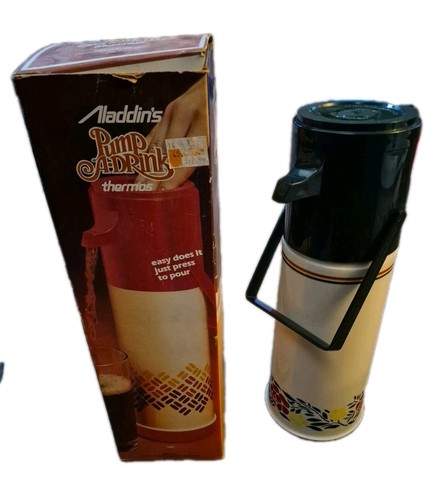 Vintage aladdin pump drink - aladdin's, a