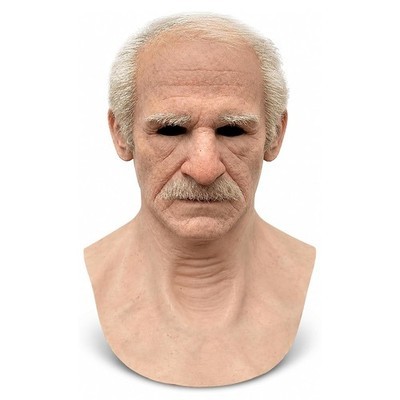 Old man mask halloween - mask,,