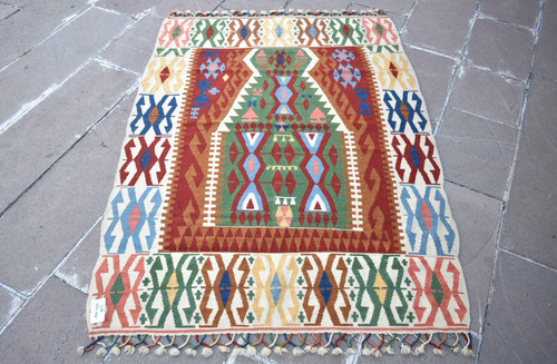 Vintage turkish rug x - 48'',
