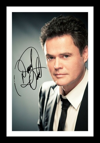 Donny osmond autographed - donny,