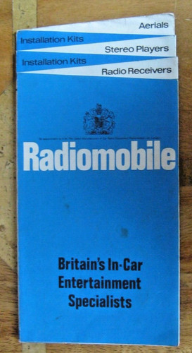 Radiomobile car radio - radio, and