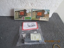 4mm  'OO;  AIRFIX CATTLE WAGONS  X 2  +  COOPER CRAFT WAGON. see des.