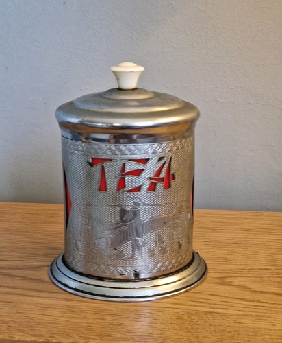 Vintage 1950s era chrome - , tea