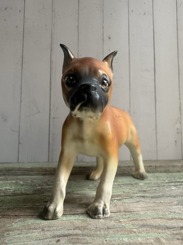 Vintage ceramic little - ceramic, boxer