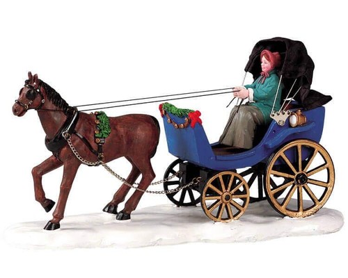 Lemax village phaeton carriage - lemax,
