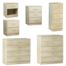 Modern Chest of Drawers Bedside Cabinet Nightstand 1 2 3 4 5 Drawer Bedroom