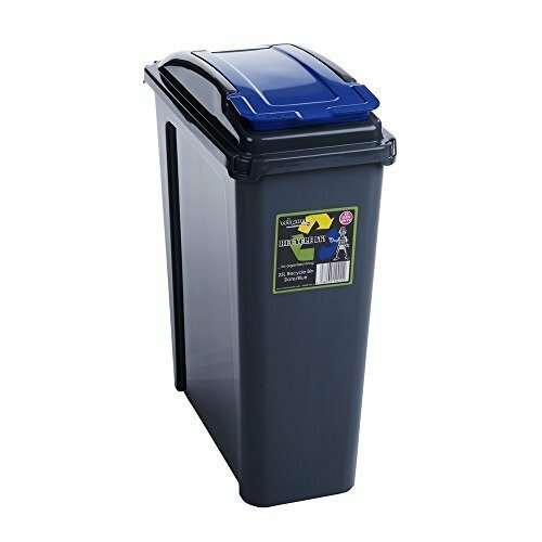25l blue plastic - recycle, &