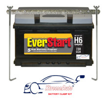 Car Battery Retaining Bracket Safety Clamp Hold Down Clip Fixing Kit