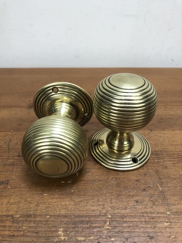 Victorian beehive door - door, knobs