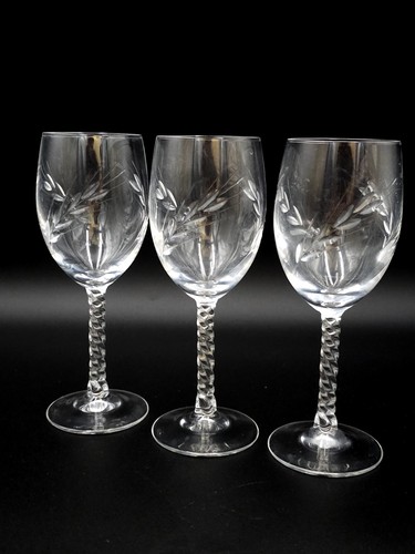 Set vintage cut crystal - 3,